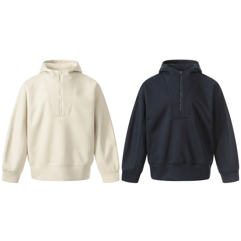 Boxig hoodie herr med förstärkt dragkedjeslå
