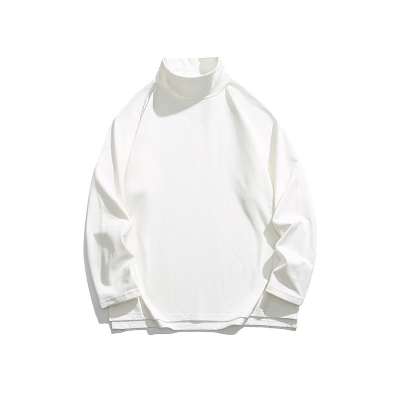 Sweatshirt herr med polokrage och raglanärmar
