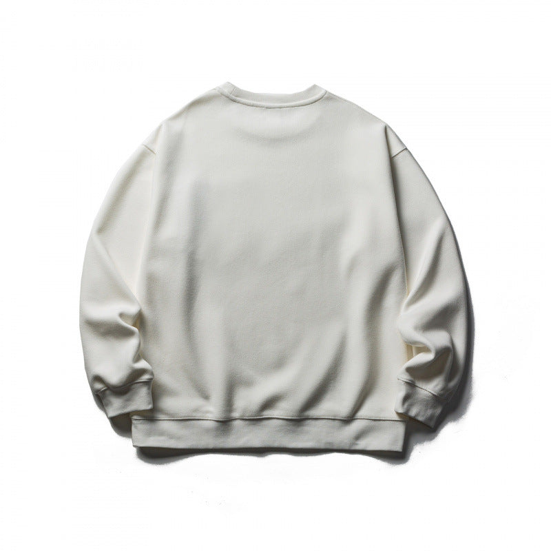 Sweatshirt herr med bröstficka och D-ring