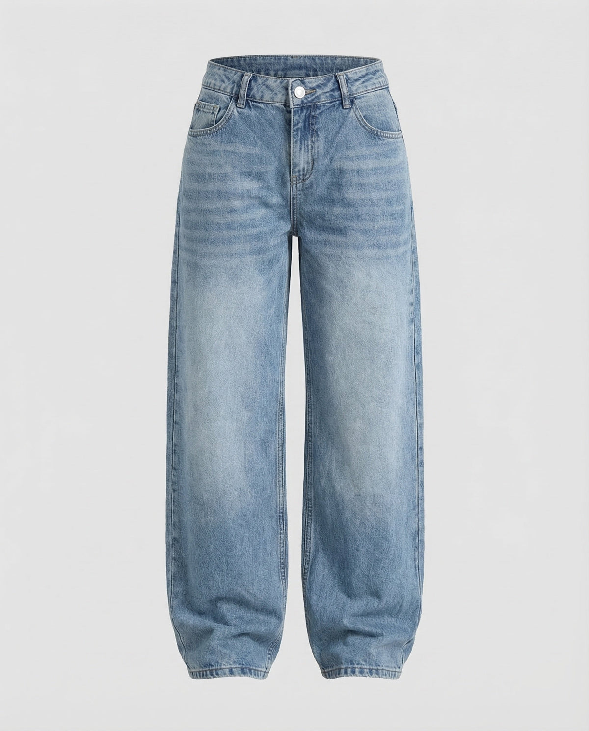Baggy jeans dam med extra långa ben